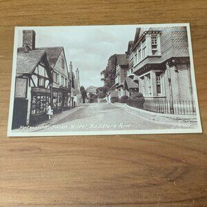 VINTAGE POSTCARD - PETWORTH, SWAN HOTEL, SADDLERS ROW - FRITH'S SERIES #81403